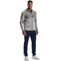 Under Armour Gents Storm Daytona Full Zip Jacket Concrete (066) -FootJoy Store P 1366279UAGENTSSTORMDAYTONAFZJACKETCONCRETE066 4 L
