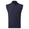 FootJoy Gents Ottoman Knit Vest Navy -FootJoy Store P 80065FOOTJOYVESTNAVYGENTS L