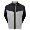 FootJoy Gents HydroLite Waterproof Jacket Black - Grey - Lime -FootJoy Store P 87976FJGENTSHYDROLITEJACKETBLACKGREYLIME L