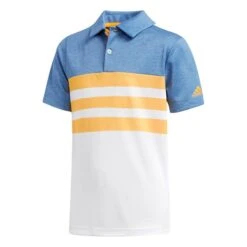 ADIDAS Junior - Boys 3-Stripe Polo Shirt Real Gold
