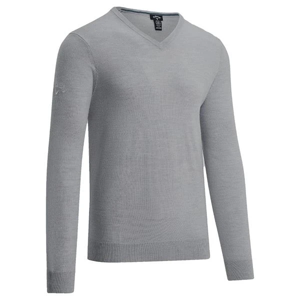 Callaway Gents Long Sleeve V-Neck Merino Sweater Griffin (040) 3 Callaway Gents Long Sleeve V-Neck Merino Sweater Griffin (040)