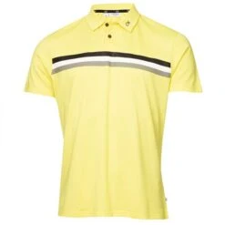 Gents Parker Polo Shirt Acid Yellow