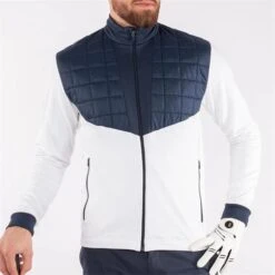 Galvin Green Gents Damian Insula Jacket White - Navy -FootJoy Store P G1241GGGENTSDAMIANINSULAJKTWHITENAVY 2 L