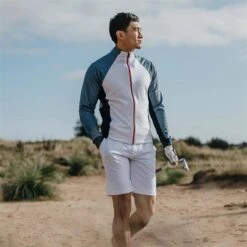 Galvin Green Gents Donald Insula Jacket White - Navy - Orange (13) 9 Galvin Green Gents Donald Insula Jacket White - Navy - Orange (13) -FootJoy Store P G1345GALVINGREENJACKETWHITENAVYORANGE13GENTS 2 L