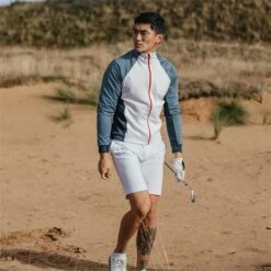 Galvin Green Gents Donald Insula Jacket White - Navy - Orange (13) 10 Galvin Green Gents Donald Insula Jacket White - Navy - Orange (13) -FootJoy Store P G1345GALVINGREENJACKETWHITENAVYORANGE13GENTS 3 L