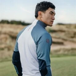 Galvin Green Gents Donald Insula Jacket White - Navy - Orange (13) 11 Galvin Green Gents Donald Insula Jacket White - Navy - Orange (13) -FootJoy Store P G1345GALVINGREENJACKETWHITENAVYORANGE13GENTS 4 L