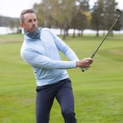 Galvin Green Gents Drake Pullover Blue Bell -FootJoy Store P G7832GGGENTSDRAKEPULLOVERBLUEBELL 3 L