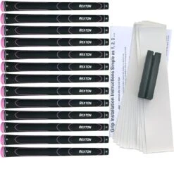 Rexton Women's Black/Pink Line Velvet Grip Kit